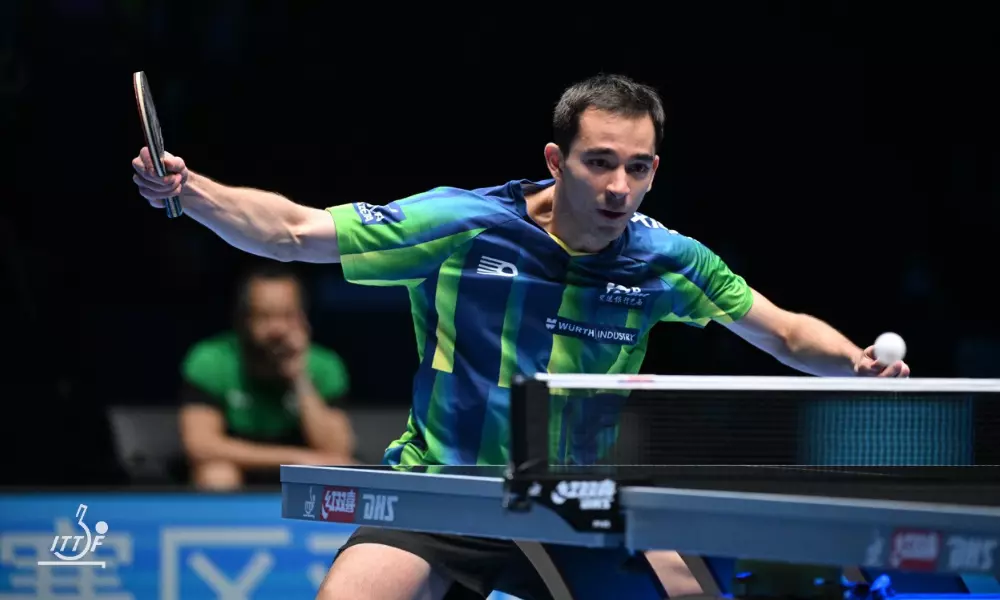 Hugo Calderano. Foto: ITTF