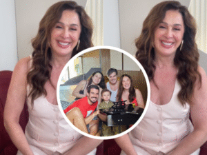 Mãe de três, Claudia Raia reflete sobre maternidade: "Sensação de missão cumprida"
