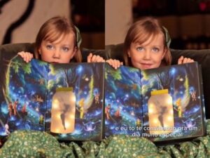 "Terra do Nunca": Filha caçula de Roberto Justus encanta ao mostrar convite de aniversário