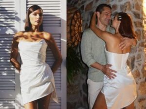 Isis Valverde e Marcus Buaiz celebram pré-casamento com romântica noite italiana