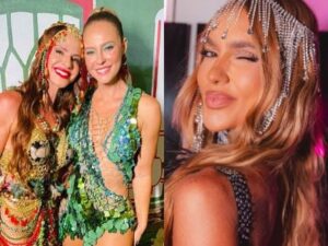 Karen Lopes celebra posição de Virginia como Rainha de Bateria da Grande Rio