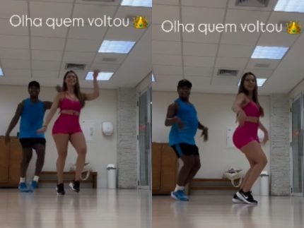 Lexa retoma aulas de samba após luto e celebra: "Estou de volta!"