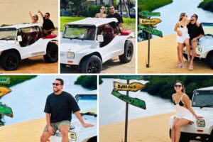 Renata e Maike passeiam no Ceará