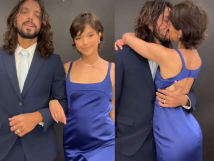 Ágatha Moreira e Rodrigo Simas mostram look para casamento de Gio Lancellotti e Gabriel