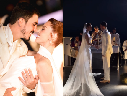 Oficialmente casados! Gio Lancellotti e Gabriel falam sobre cerimônia no Cristo Redentor