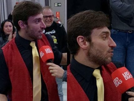 Leo Lins é surpreendido por repórter do LeoDias e diz que opinião do público "é a melhor resposta"