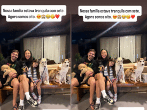 Sabrina Sato e Nicolas Prattes apresentam novo membro da família: “Agora somos oito”