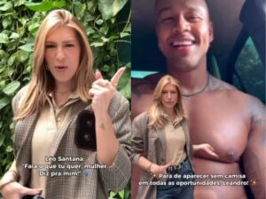 Lore Improta faz pedido inusitado a Léo Santana: "Chamou logo de Leandro"