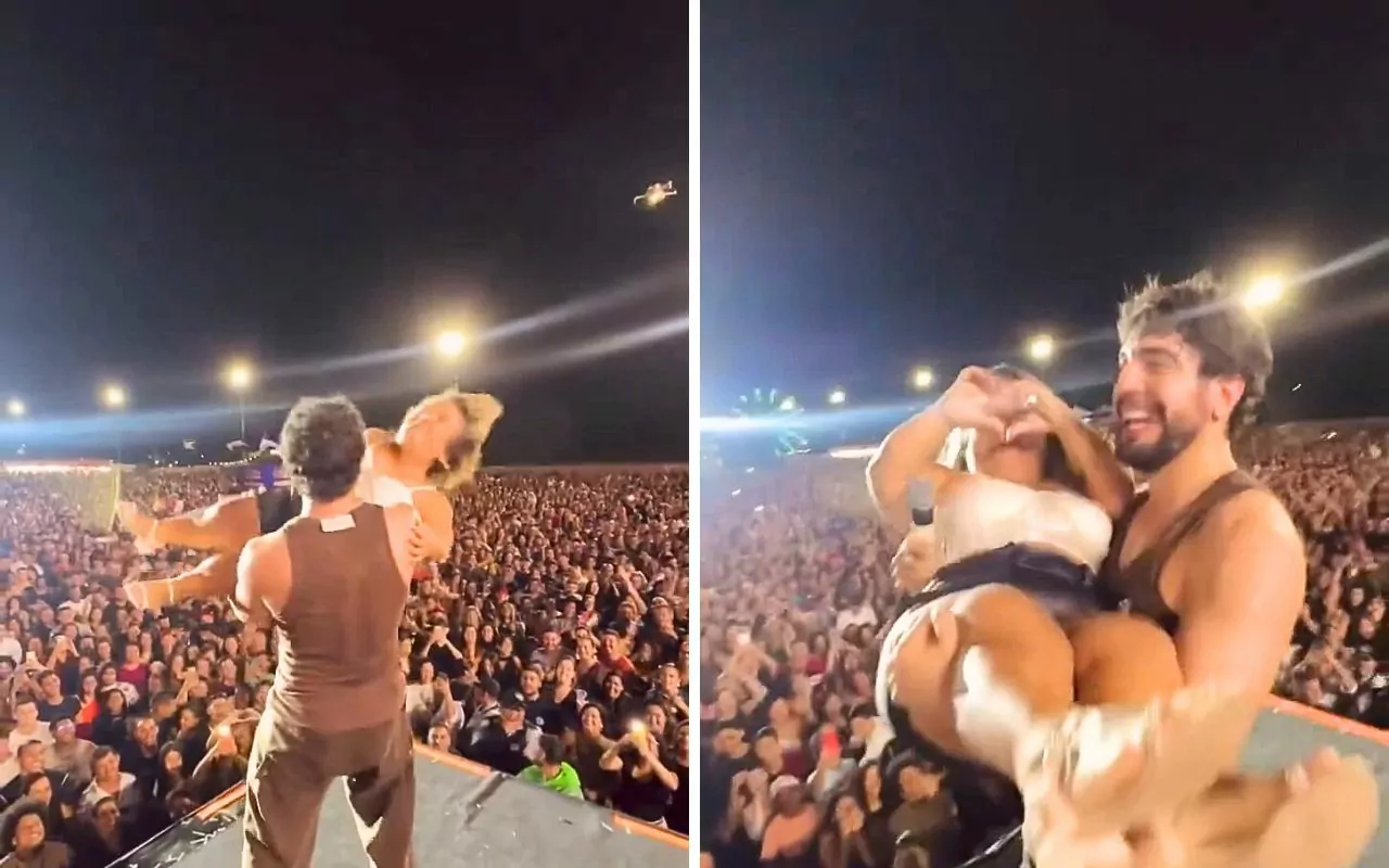 Nattan é criticado por ação em show com pessoa com nanismo - Reprodução X