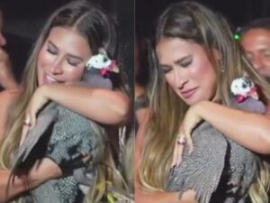 Mais uma! Simone Mendes volta a ganhar galinha de presente em show no Piauí