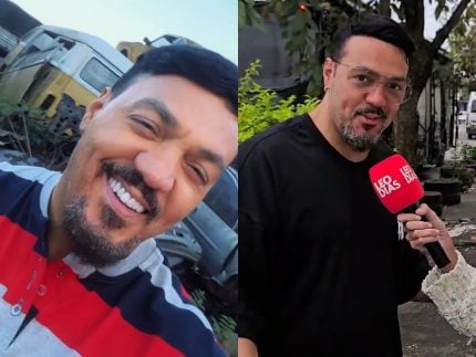 Belo se emociona nas gravações de "Três Graças": "Apaixonado pelo que faço"