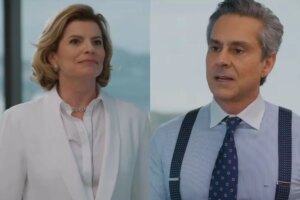 Marco Aurélio (Alexandre Nero) e Odete Roitman (Debora Bloch) em