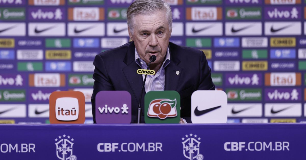 Ancelotti descarta testes na Seleção e avisa: "Futebol já foi inventado"