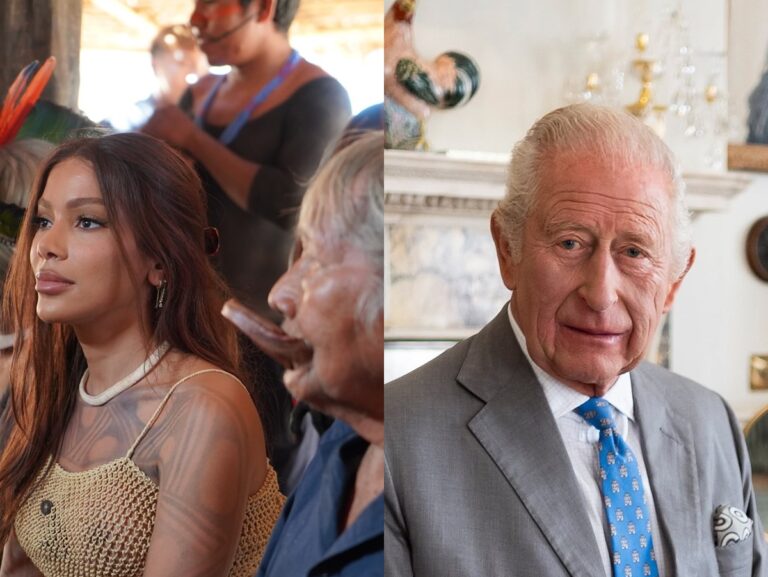 Em Londres para o Prêmio Cultural Liberatum, Anitta é cumprimentada pelo Rei Charles III