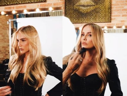 Deborah Secco aposta em mudança radical e surge loiríssima com novo visual