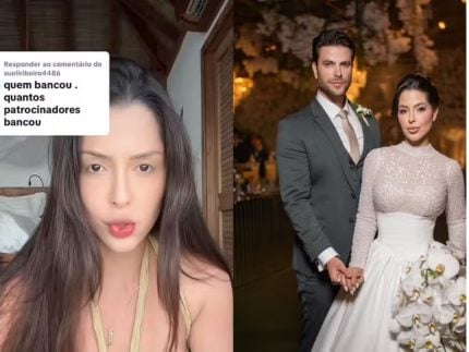 De milhões! Laís Caldas revela custos de casamento com Gustavo Marsengo