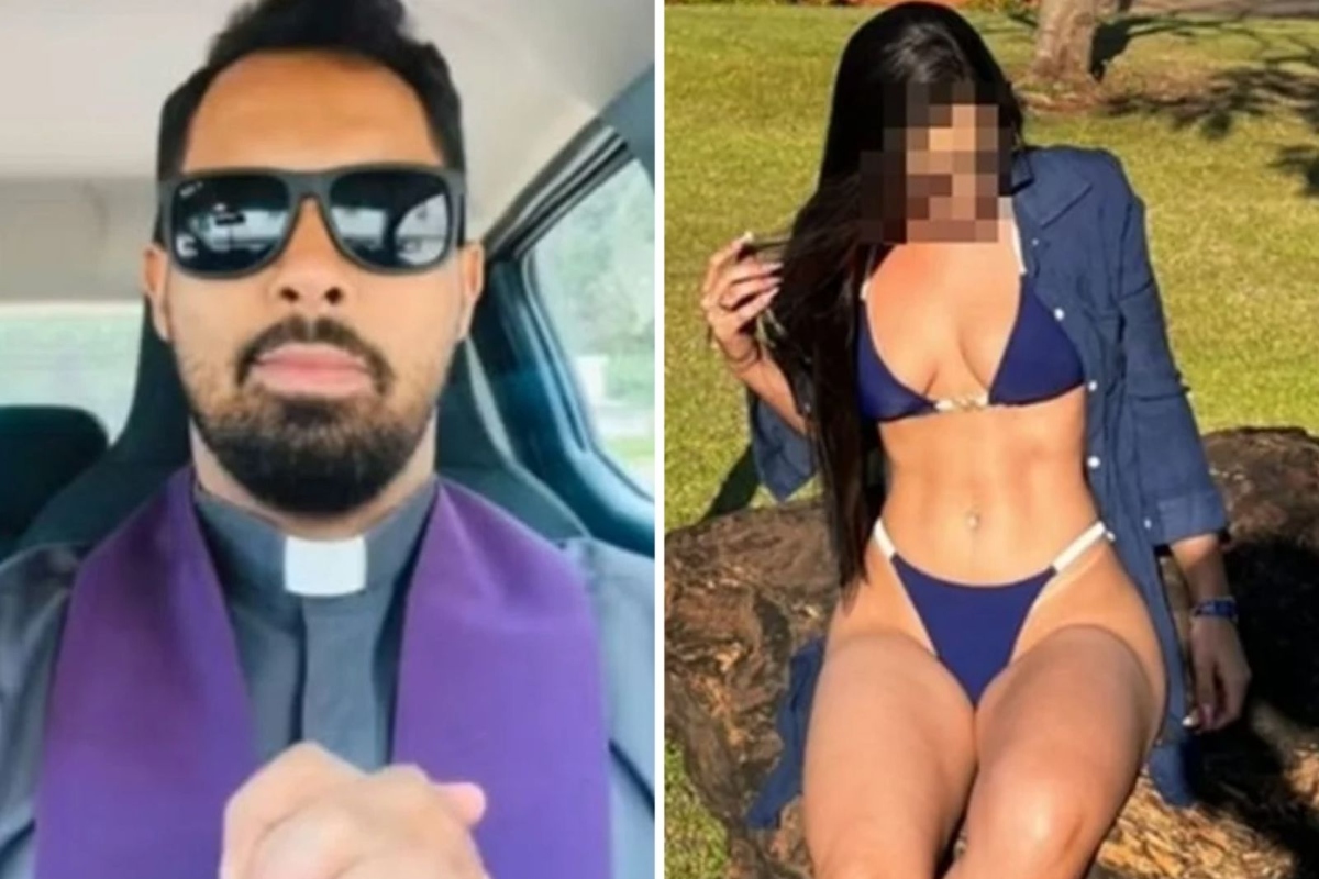 Padre Luciano foi flagrado com frequentadora da igreja