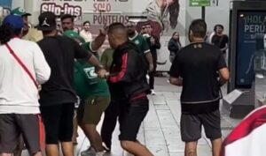 Torcida de Flamengo e Palmeiras entra em confronto em Lima às vésperas da final da Libertadores