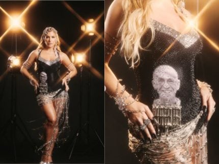 Grávida, Lore Improta marca presença em ensaio da Viradouro: "Especial demais"