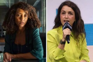 fotomntagem de taís araujo e manuela dias