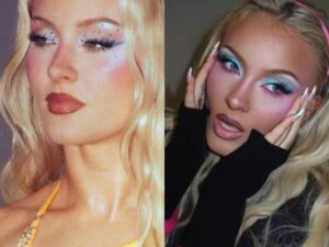 Maquiagem estilo anos 2000 de Zara Larsson vira febre e deixa fãs obcecados na web