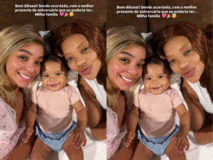 Brunna Gonçalves completa 34 anos e comemora com Ludmilla e a filha: “Melhor presente”