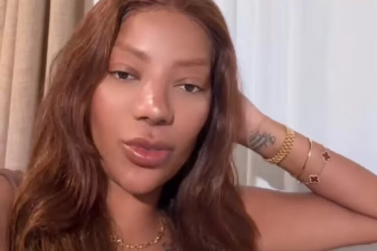 ludmilla explicando negar homenagem do sbt