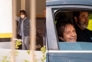 Após sofrer acidente de carro, Roberto Carlos deixa hotel em Gramado