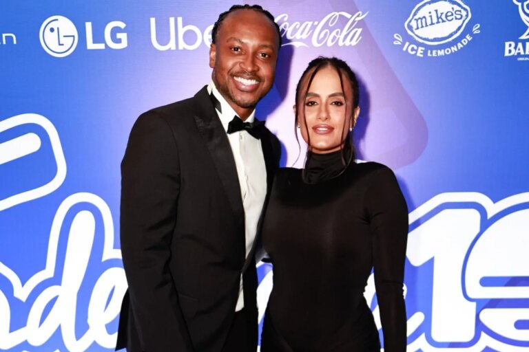 Thiaguinho e Carol Peixinho no leilão beneficente