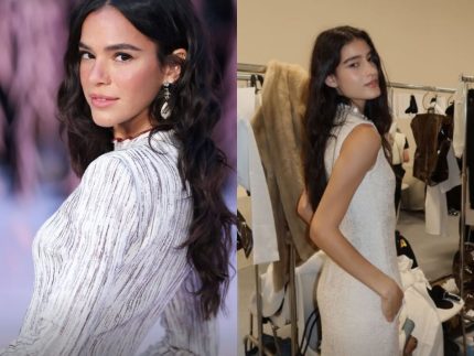 Bruna Marquezine marca presença na 1ª fila em desfile que affair de João Guilherme foi modelo