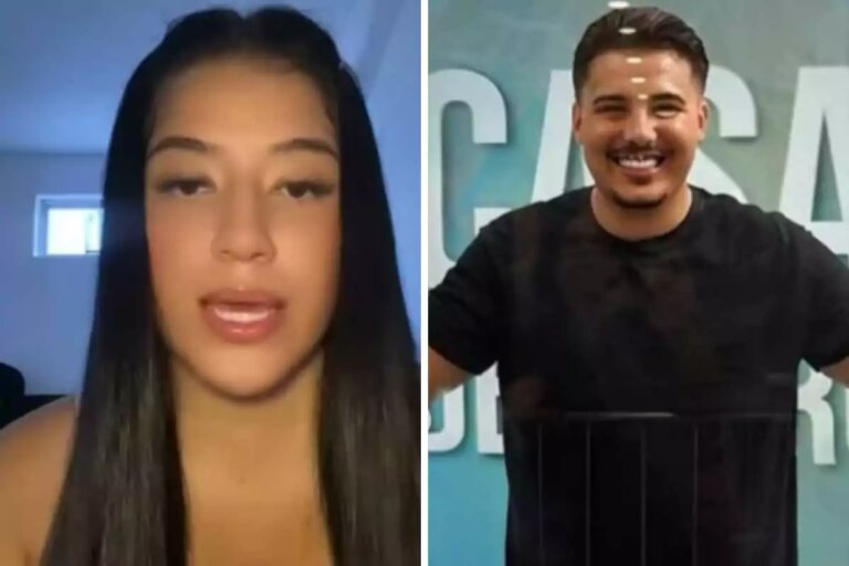 fotomontagem de yas e ex, pedro, do bbb 26