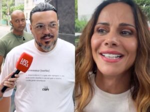 "Tá tudo leve": Belo fala de trabalho com Viviane e cita possível beijo na novela