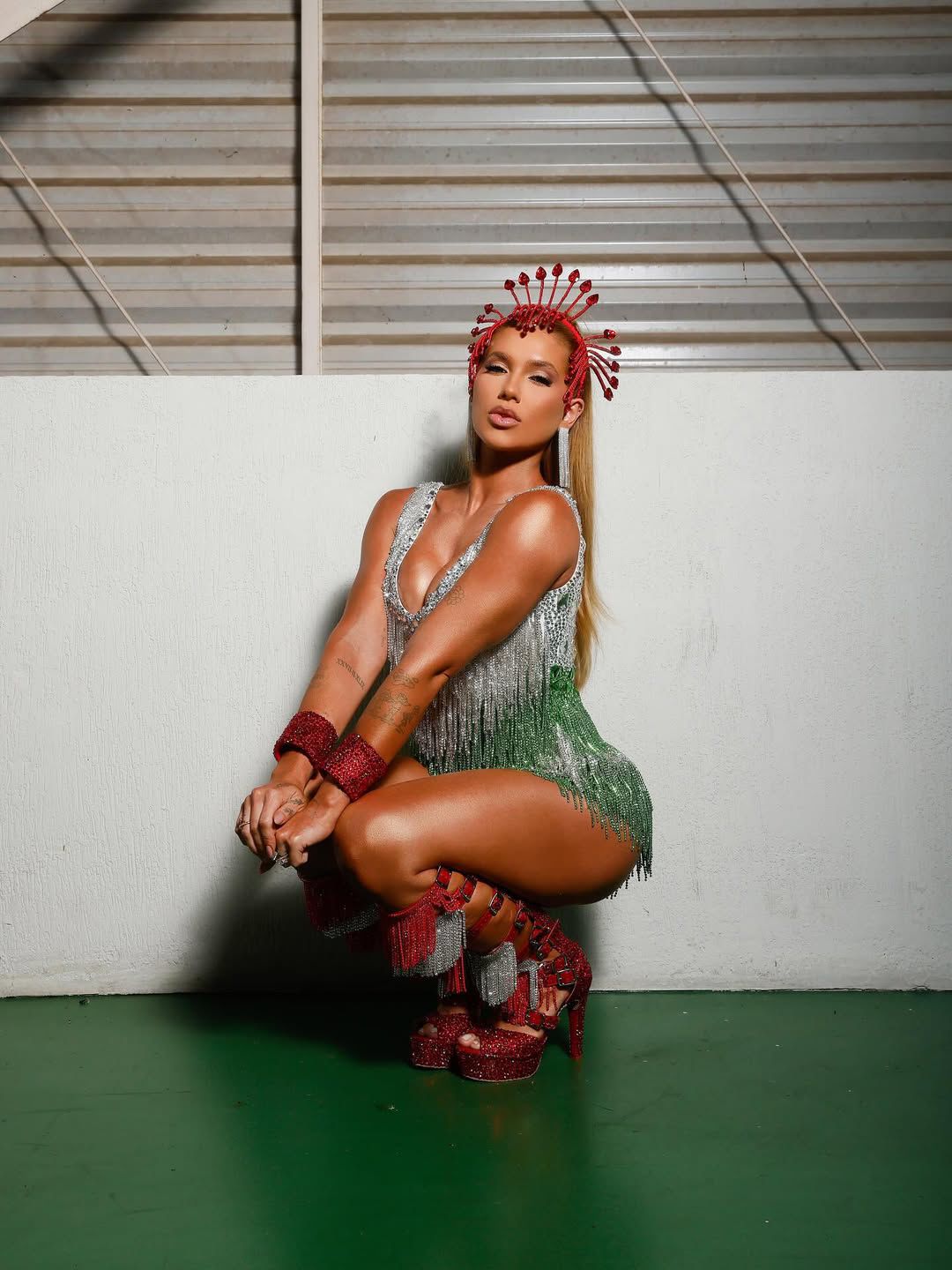 Virginia Fonseca já tem data para voltar aos ensaios de rua da Grande Rio; saiba quando