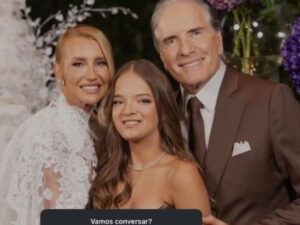 Ana Paula Siebert rebate rumores de afastamento entre Roberto Justus e filha, Rafa Justus