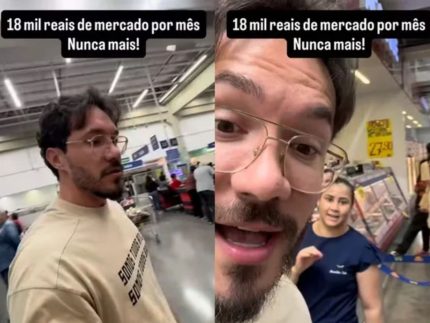 Eliezer se revolta com valor exorbitante gasto em supermercado e muda rotina da casa