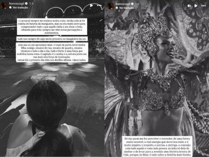 Fran Gil homenageia a mãe, Preta Gil, e exalta Alane Dias em reencontro com o Carnaval