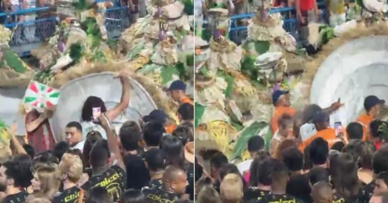 Integrante da Grande Rio passa mal na frente dos jurados e é socorrida