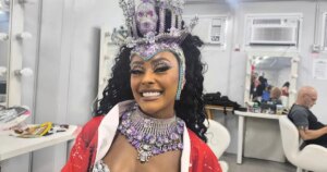 Madu Fraga, rainha da Vai-Vai, estreia na Sapucaí como musa da Viradouro