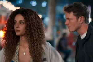 Viviane (Gabriela Loran) se decepciona com Leonardo (Pedro Novaes)