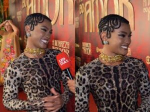 Erika Januza fala da emoção em interpretar uma rainha africana em "A Nobreza do Amor"