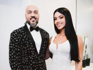 Cada vez mais apaixonados! Belo aproveita show coladinho com Rayane Figliuzzi