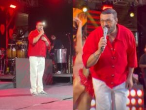 Belo cita a ex, Viviane Araujo, e celebra origem periférica em evento da Dragões da Real