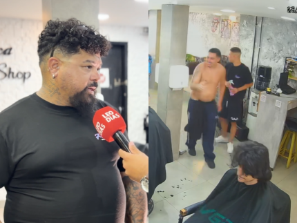 Briga em barbearia: Dono afirma que Pedro fugiu do local após chamar polícia