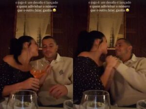 Discretos, Jade Picon e André Lamoglia compartilham momento de diversão a dois