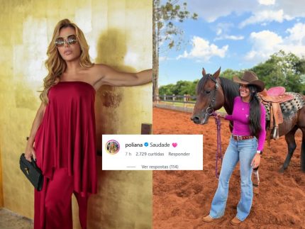 Saudades da nora! Poliana Rocha deixa recado para Ana Castela e atiça a web