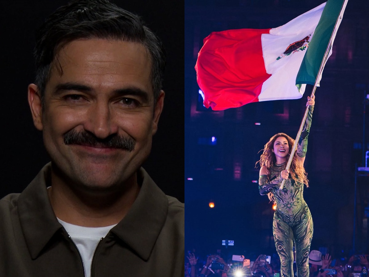 Poncho vai a show de Shakira em estádio onde RBD se apresentou e faz piada sobre o grupo