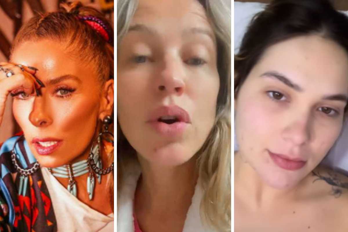 fotomontagem de adriane galisteu, luana piovani e virginia fonseca