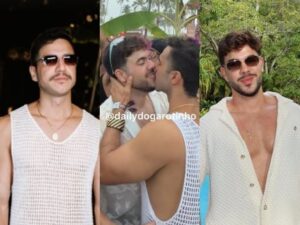 Mais que ficada, Álvaro e o ex-BBB Matheus Lisboa estão se conhecendo melhor