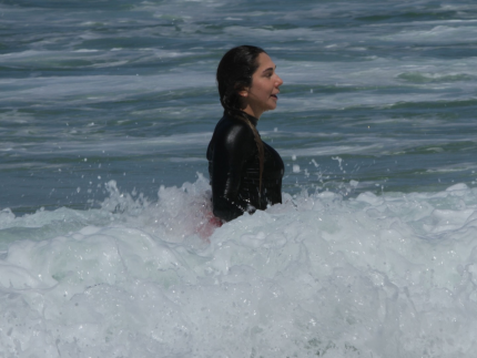 Carol Portaluppi faz alerta após quase se afogar: "Meu fôlego já não estava igual"