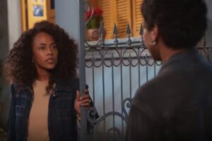 Valéria (Naruna Costa) fica frente a frente com a filha